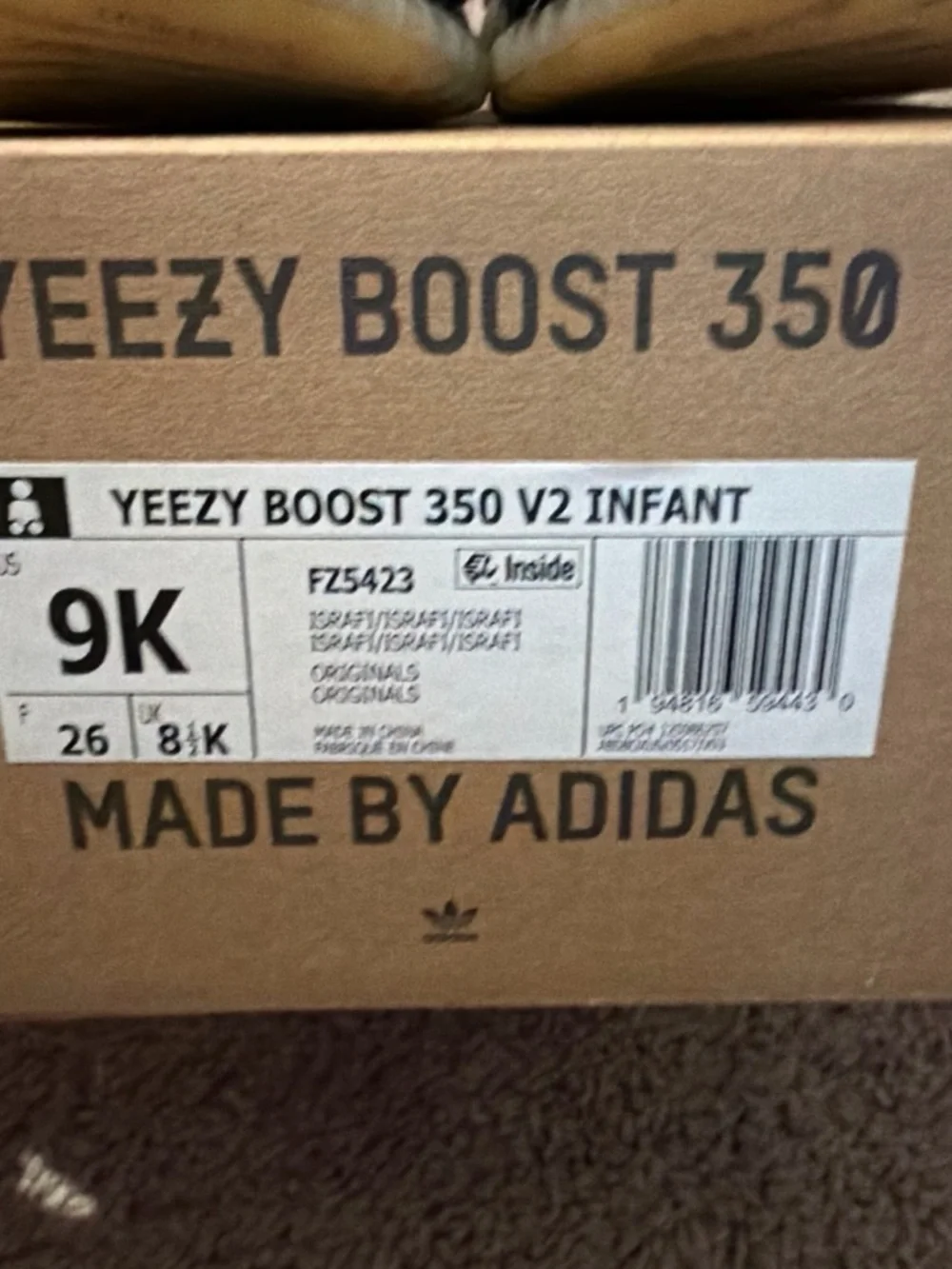 adidas Kids Black and Gray Knit Sneakers